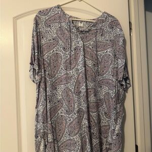 Old Navy Multicolor Paisley Blouse